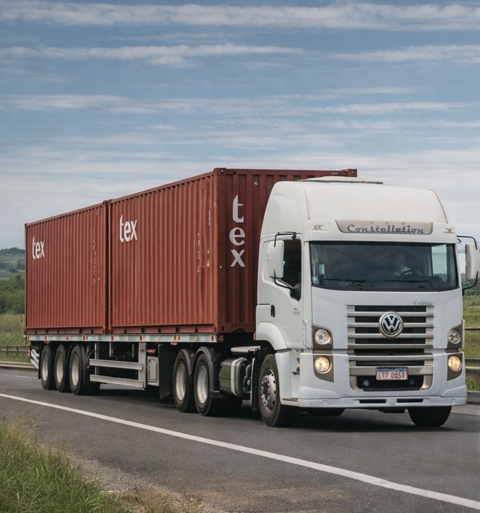 Transporte de contenedores de POTENZA en ruta